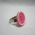 Pinkki nappisormus