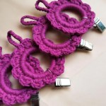 Virkattu pyyheripustin