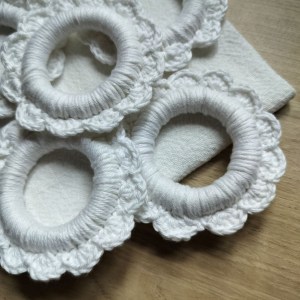 Virkattu lautasliinarengas